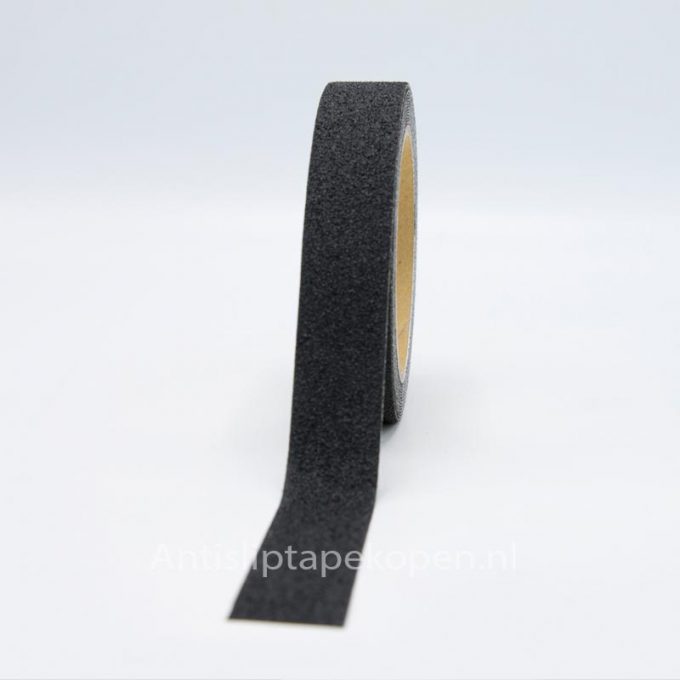 zwarte antislip tape 25 mm.